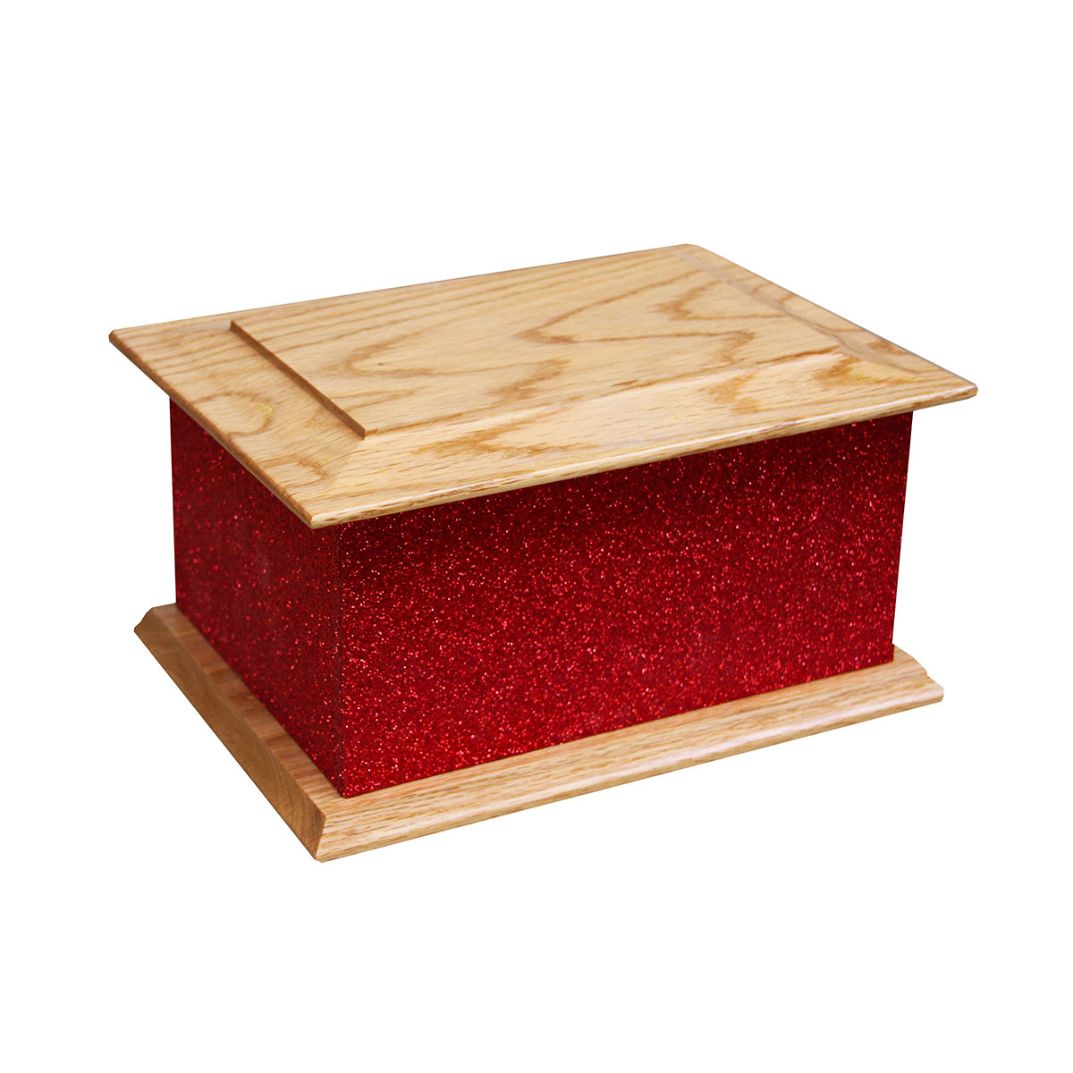 Reflections Glitter Ashes Casket AmandaLouise Funeral Directors